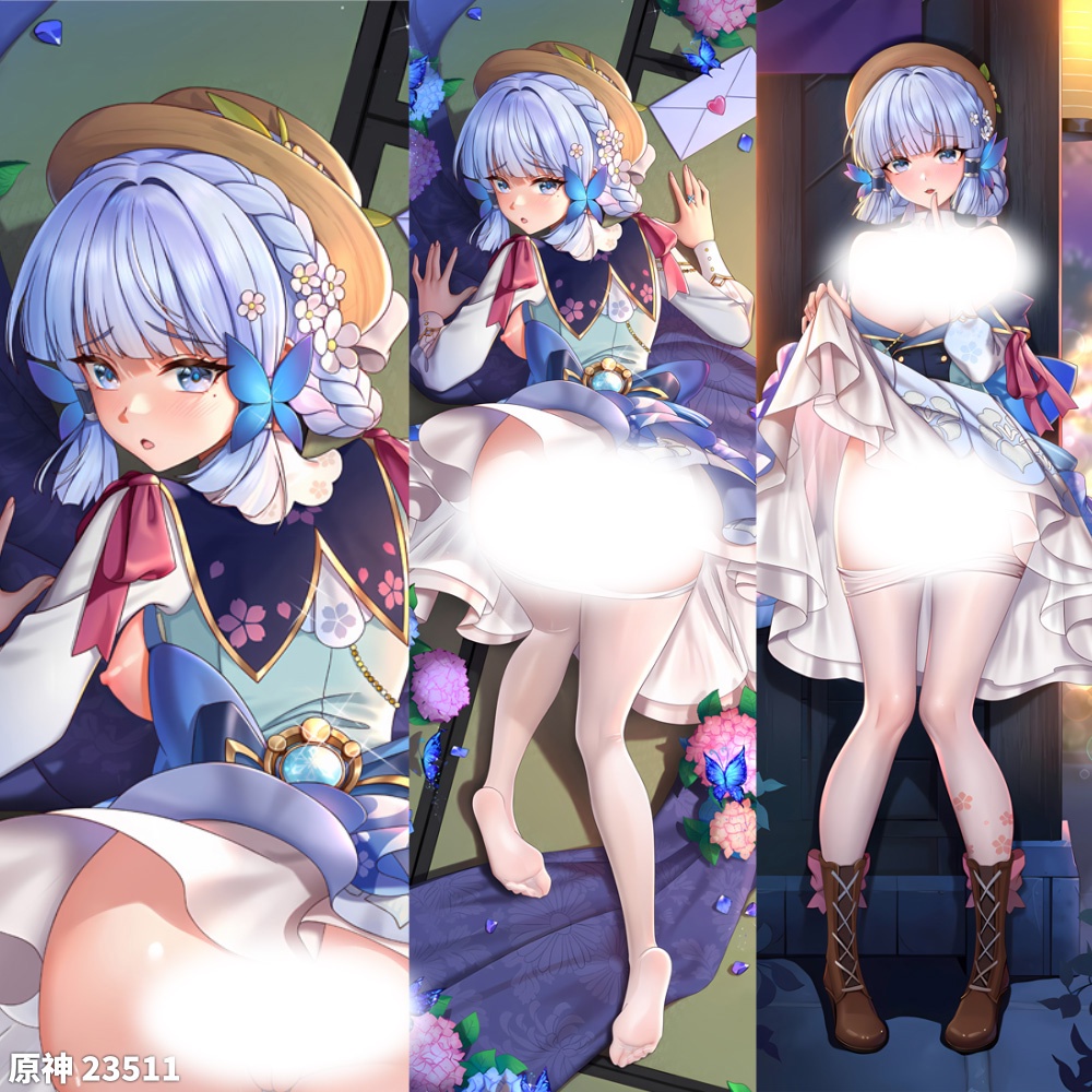 2024 อะนิเมะเกม Genshin Impact Kamisato Ayaka Dakimakura หมอนคอสเพลย์กอด