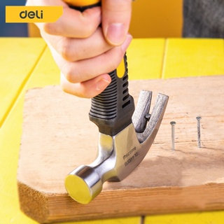 Power tools Deli ค้อน ค้อนยาง ค้อนเล็ก ค้อนตอกตะปู ฆ้อนยาง ฆ้อน ค้อนสั้น ค้อนหงอนด้ามสั้น ขนาดพกพา ฆ้อนตอกสมอบก ยาว16ซม.