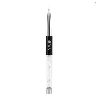 Flyhigh BQAN แปรงปากกาไนล่อน 9 มม. สําหรับเพ้นท์เล็บเจล UV อะคริลิค คริสตัล