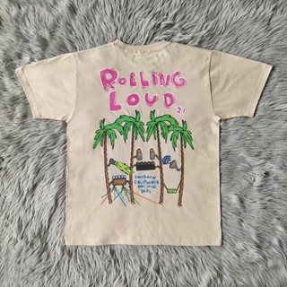 เสื้อยืดแขนสั้น พิมพ์ลาย Rolling Loud B2SS GET WEIRD Tee สําหรับเทศกาลทัวร์