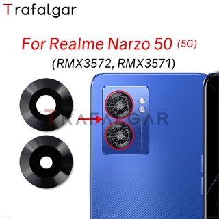 เลนส์กระจกกล้องด้านหลัง แบบเปลี่ยน สําหรับ Realme Narzo 50 5G RMX3572 RMX3571