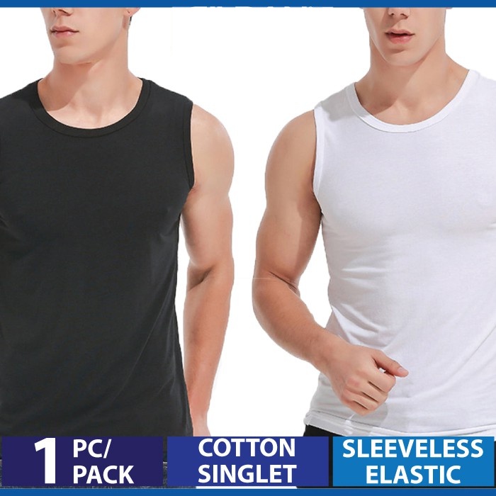 ผู้ชายผู้ใหญ่เสื้อกล้ามธรรมดา แขนกุด Cool Airy เสื้อกีฬายืดหยุ่นระบายอากาศ