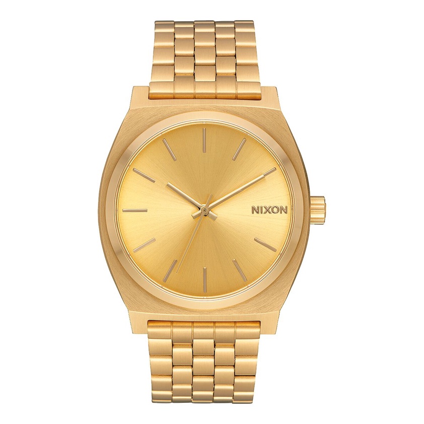 ◌New❤ Nixon Time Teller NXA045511-00 นาฬิกาข้อมือผู้ชายเเละผู้หญิง สีทอง