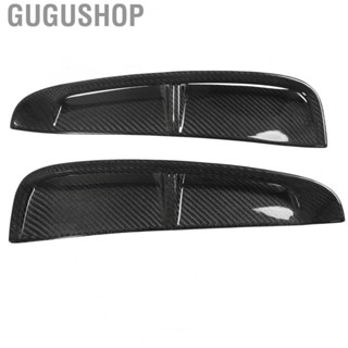 Gugushop Side Air Flow Vent Fender Decor Perfect Fit Side Fender Air Vent Cover Trim High Strength Carbon Fiber for Car