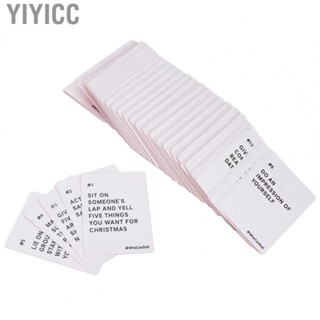 Yiyicc Challenge Card Game  Friends Challenge Card English Safe  for Bar