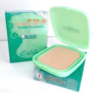 (รีฟิว) Celina UV Block Oil Free Powder Foundation แป้งเซลิน่า แป้งพัฟ 11 กรัม