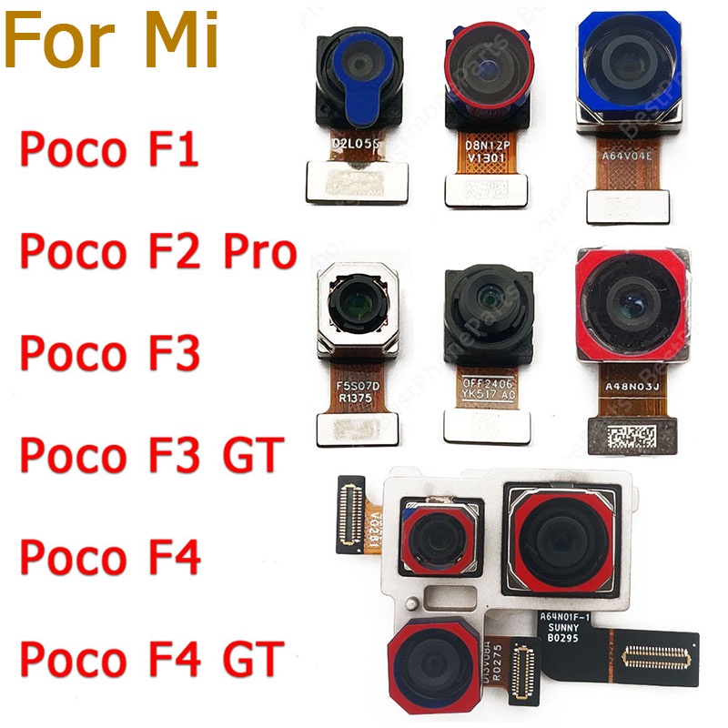 อะไหล่โมดูลกล้องด้านหลัง แบบยืดหยุ่น สําหรับ Xiaomi Mi Pocophone Poco Phone F1 F2 Pro F3 F4 GT