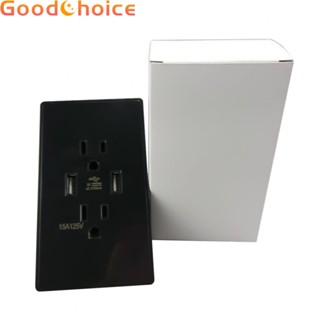 【Good】Socket Panel Multi-function Wall Switch Socket With USB 2 USB Ports Brand New【Ready Stock】