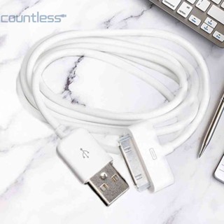 สายชาร์จซิงค์ข้อมูล USB 30 Pin 1 เมตร สําหรับ Apple iPhone 4 4S 3G iPhone iPod 2 1 ชิ้น [countless.th]