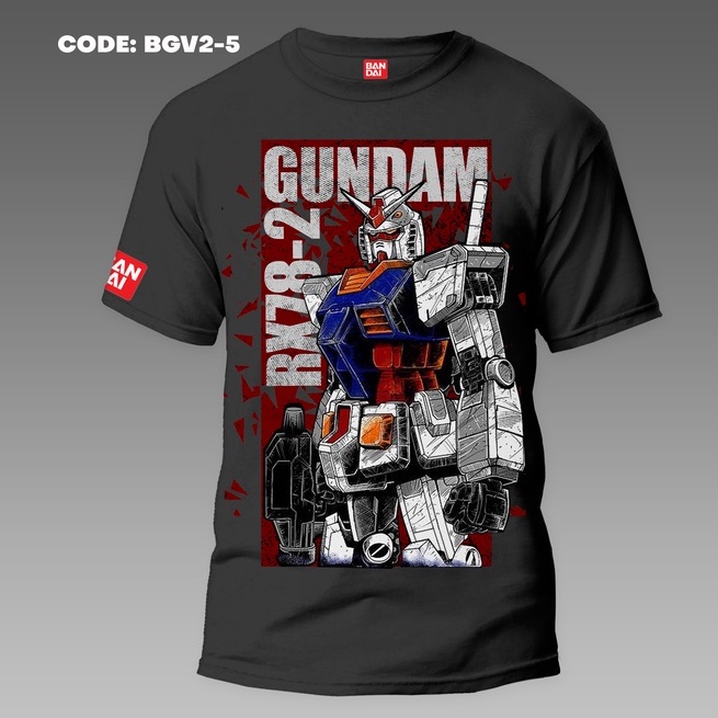 เสื้อยืดแขนสั้นลําลอง พิมพ์ลาย GUNDAM 3 มิติ แฟชั่นฤดูร้อน สําหรับผู้ชาย และผู้หญิง