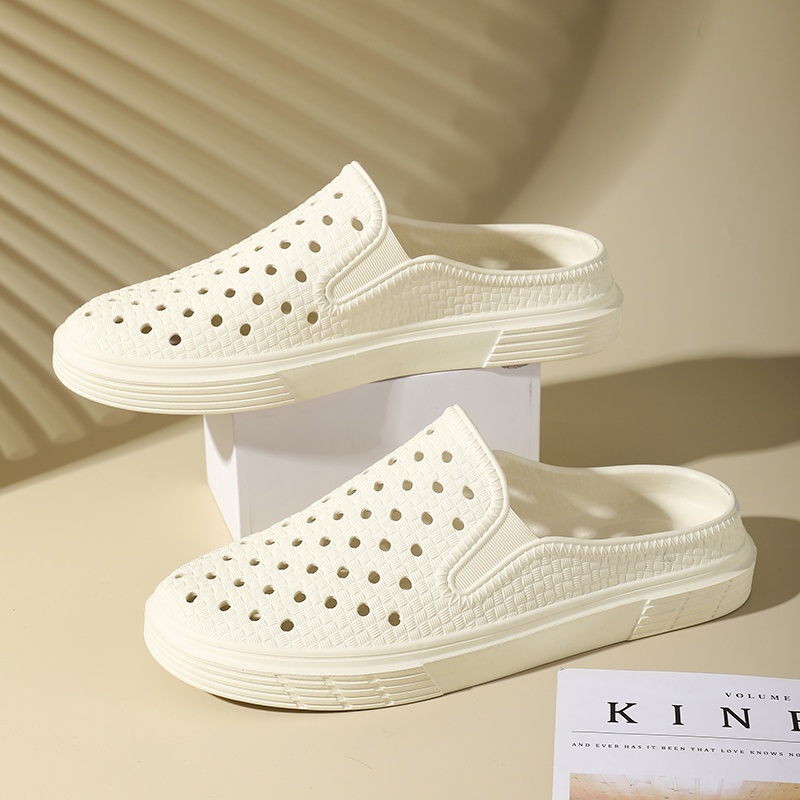 รองเท้าแตะ รองเท้าชายหาด กันลื่น แบบแห้งเร็ว สําหรับผู้ชาย รองเท้าชายหาด ผู้ชาย รองเท้านิ่ม