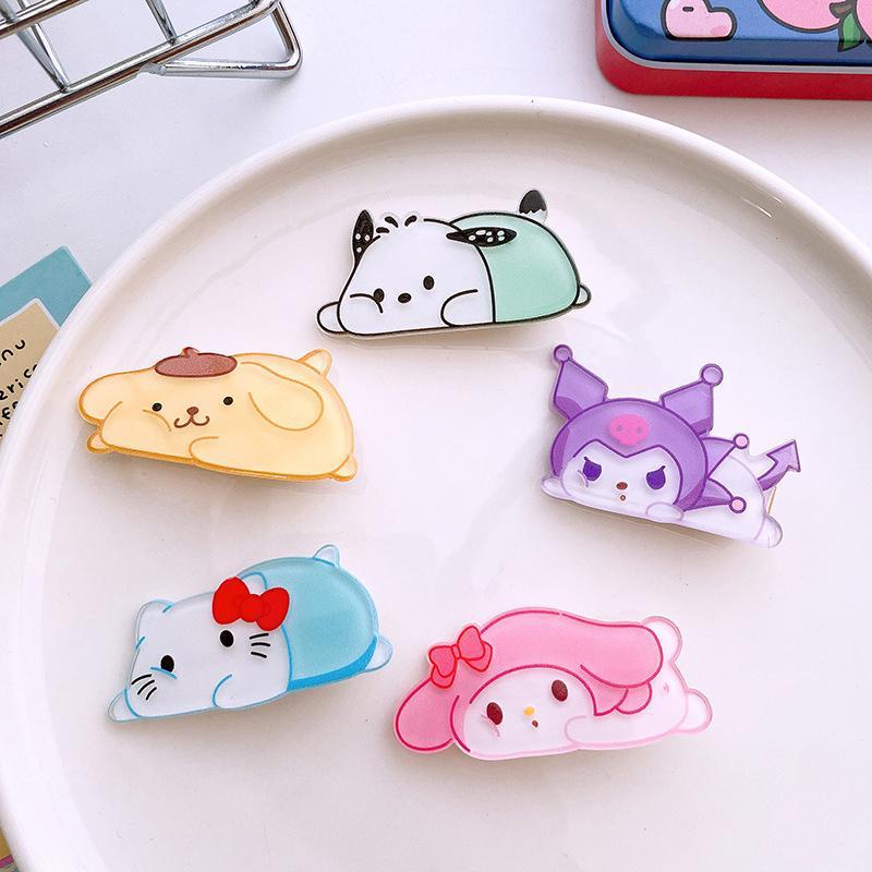 SANRIO 【XINYIA】 กิ๊บติดผม อะคริลิค ลายการ์ตูนซานริโอ้ น่ารัก เครื่องประดับผม สําหรับเด็กผู้หญิง