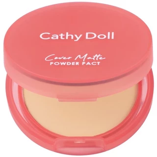 Cathy Doll Cover Matte Powder Pact SPF30 PA+++12g เคที่ดอลล์ แป้งพัฟ คัฟเวอร์แมทท์💓
