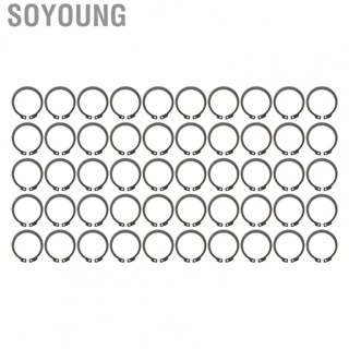Soyoung AC Compressor Retaining Ring  AC Compressor Coil Snap Ring 2mm Thickness Impact Resistant Solid Iron Durable  for 508 AC Compressor