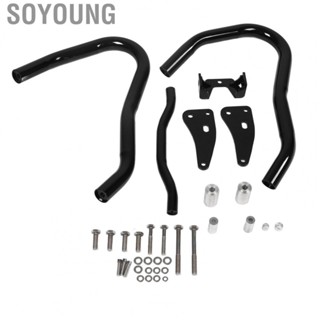 Soyoung Motorcycle Crash Bars   Resistant Black Fairing Protection Bars Perfectly Fit  for Motorbike