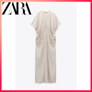 Zara ใหม่ ชุดเดรส พร้อมกระเป๋า สําหรับผู้หญิง