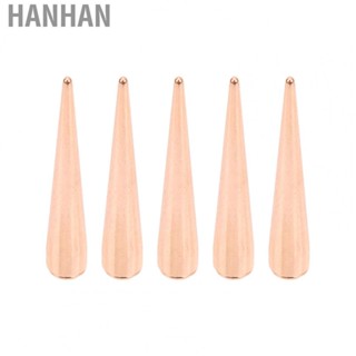 Hanhan Punk Cone Spikes Studs  Punk Cone Spikes Rose Gold  for Clothing Bags