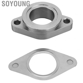 Soyoung Turbo V Band Adapter  Car V Band Flange Stainless Steel Silver  for Most 38mm Wastegate