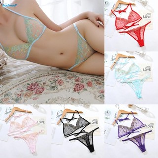 【HODRD】Underwear Micro Sleepwear Thong Top Accessories Bikini Set Bra Breathable【Fashion】