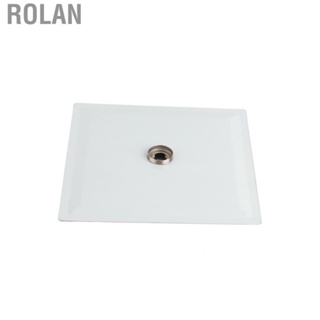 Rolan Rain Shower Head  High Pressure Rain Showerhead Dense Water Outlet 304 Stainless Steel Thin  for Home