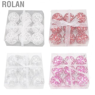 Rolan Christmas Ball Ornaments  Shatterproof Stable Shiny Christmas Decorations Multifunctional  for Home