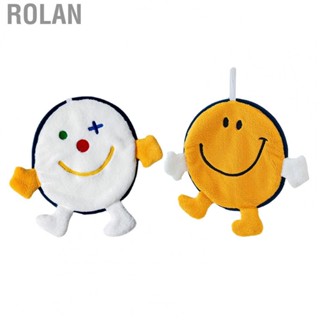 Rolan Soft Hanging Towel  Washable Hanging Hand Towel High Density Fiber Ultra Absorbent  for Kitchen