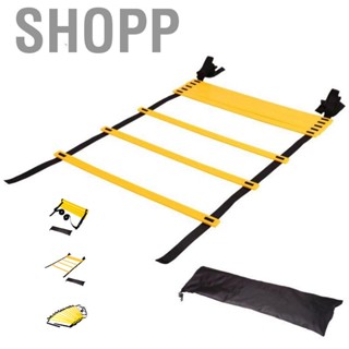 Shopp Training Ladder Nylon Rope PP Rope Adjustable Spacing Speed Footwork Practice Equipment