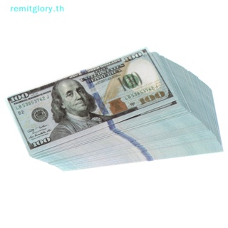 Remitglory ธนบัตรจิ๋ว 100 ดอลลาร์ สร้างสรรค์ ของเล่นสําหรับเด็ก TH