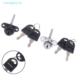 Remitglory ตัวล็อกประตูตู้ ตู้กับข้าว โลหะผสมสังกะสี 16 มม. 1 ชิ้น และกุญแจ 2 ชิ้น TH