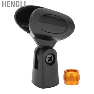 Hengli Microphone   Break Resistant Adjustable Firm Microphone  Holder with 5/8in Male To 3/8in Female Screw Adapter for Handheld Mic