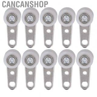 Cancanshop Pulley Wheel  Sturdy Slide Smoothly Rope Pulley Practical 10Pcs Easy Installation  for Sliding Doors