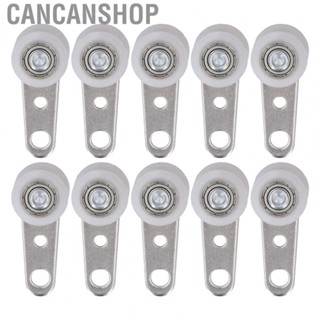 Cancanshop Pulley Wheel  Sturdy Slide Smoothly Rope Pulley Practical 10Pcs Easy Installation  for Sliding Doors