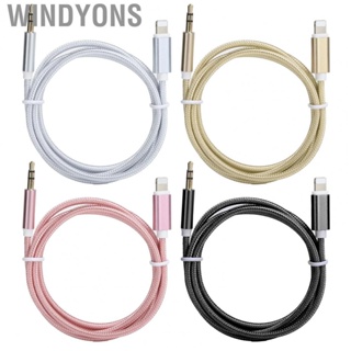 Windyons Car AUX Cord for IOS 12 3.5mm AUX Audio to for IOS Interface Adapter Nylon Braided Cable