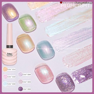 Miss Gooey Net Red Aurora Ice เจลทาเล็บโปร่งแสง Mermaid Ji 2023 New Nail Shop Special Set Full Set COD