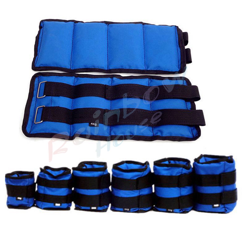 R.H. ถุงทรายถ่วงน้ำหนัก สำหรับข้อมือ ข้อเท้า 1 คู่ ถุงทรายถ่วงขา อ่านก่อนสั่ง  Ankle Weight Sandbag 