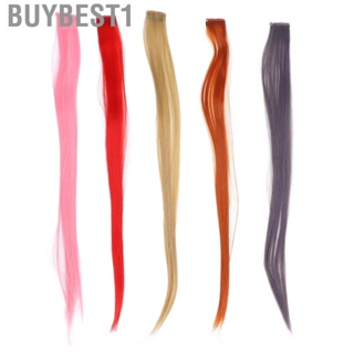 Buybest1 5pcs Hair Extension Hairpiece Colored Synthetic  In NEW