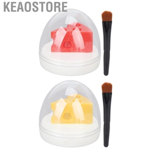 Keaostore Lip Balm  Safe Birthday Gift   Cheese Shaped for Home Office Christmas Party