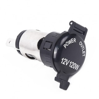 ⚡READYSTOCK⚡Lighter Socket Plug Car Boat Power Outlet 15A Waterproof With Connector Wires