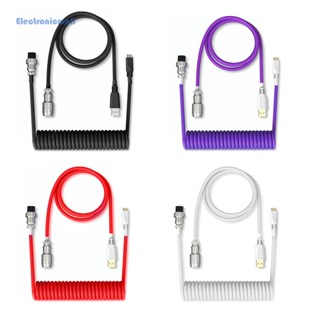 [ElectronicMall01.th] สายเคเบิ้ลเชื่อมต่อคีย์บอร์ด Type-C USB สําหรับคอมพิวเตอร์