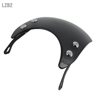 LZB2 Retro Motorcycle Windshield PC Wind Deflector Universal สำหรับ 5-7in ไฟหน้ารถมอเตอร์ไซด์ Part