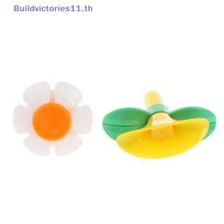 Buildvictories11 หัวฉีดน้ําพุ ทรงกลม ลายดอกไม้ แบบเปลี่ยน สําหรับแมว