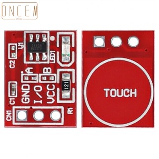 【ONCEMOREAGAIN】50pcs Ttp223 Touch Button Modular Self-Locking Micro Capacitive Switch Single