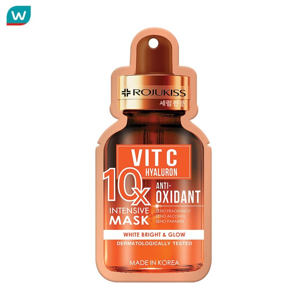 Rojukiss โรจูคิส วิตซี แอนตี้ ออกซิแดนท์ 10 เอ็กซ์ อินเทนซีฟ มาส์ก 24 มล.