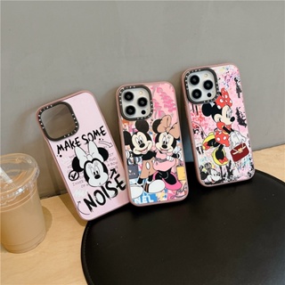 Casetify เคสโทรศัพท์มือถือ ซิลิโคนนิ่ม กันกระแทก ลายการ์ตูนมิกกี้ มินนี่เมาส์น่ารัก สําหรับ iPhone 14 Pro Max 11 12 13 Pro Max