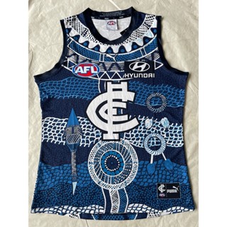 2023 เสื้อกีฬารักบี้ Carlton Blues Guernsey Rugby Jersey สําหรับผู้ชาย ไซซ์ S-3XL