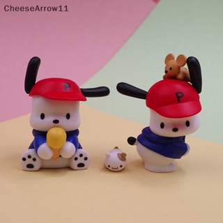 Che ตุ๊กตาฟิกเกอร์การ์ตูนอนิเมะ Pochacco Sanrio Kawaii ของเล่นสําหรับเด็ก 2 ชิ้น