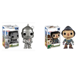 Funko POP 39 ฟิกเกอร์ไวนิล The Wizard of OZ Movies Scarecrow Tinman ของเล่นสําหรับเด็ก