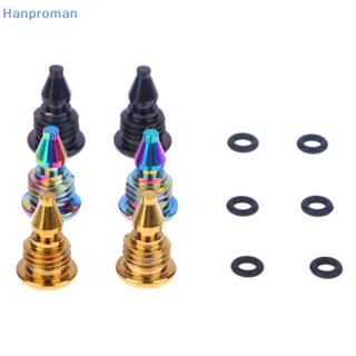 Hanproman&gt; สกรูโอริง ไทเทเนียมอัลลอย หลากสี สําหรับจักรยาน 2 ชิ้น