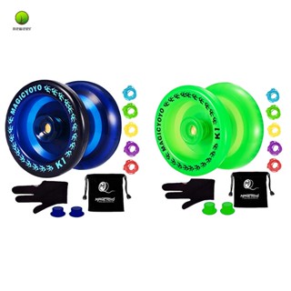 Magicyoyo โยโย่ตอบสนอง K1-Plus พร้อมกระสอบโยโย่ + 5 สาย และถุงมือโยโย่