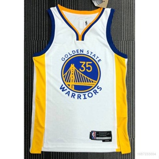 เสื้อกีฬาแขนกุด ลาย NBA Jersey Golden State Warriors No.35 DURANT สไตล์คลาสสิก พลัสไซซ์